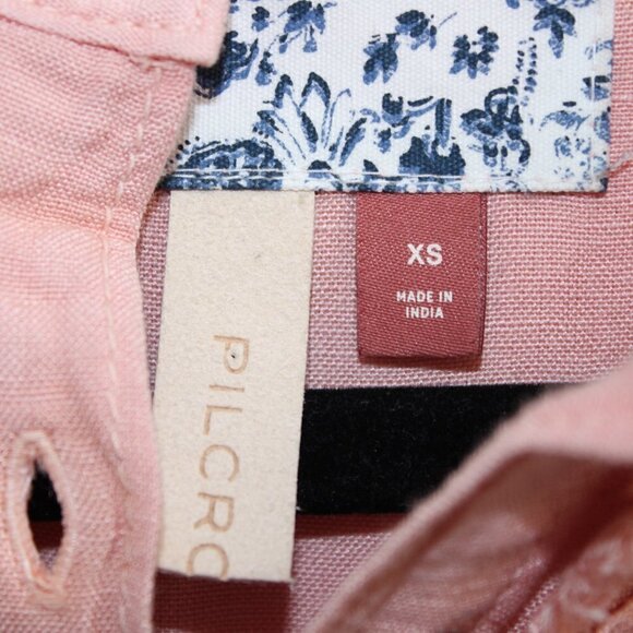 Pilcro Pink Long Sleeve Ruffle Blouse - Picture 6 of 6